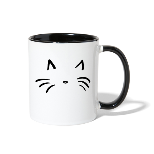 Cat Contrast Coffee Mug-Contrast Coffee Mug-PureDesignTees