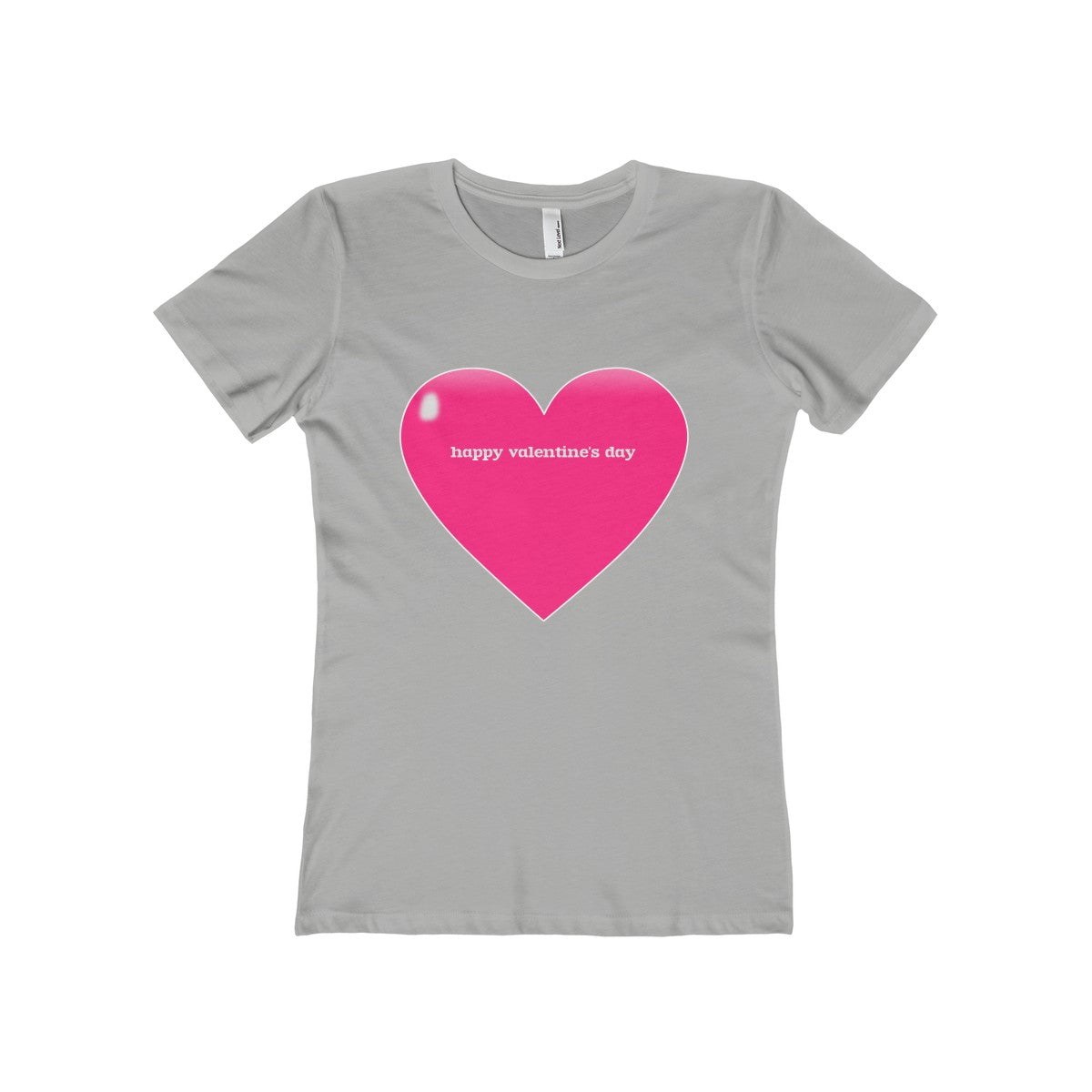 Happy Valentine's Day Women's The Boyfriend Tee-T-Shirt-PureDesignTees