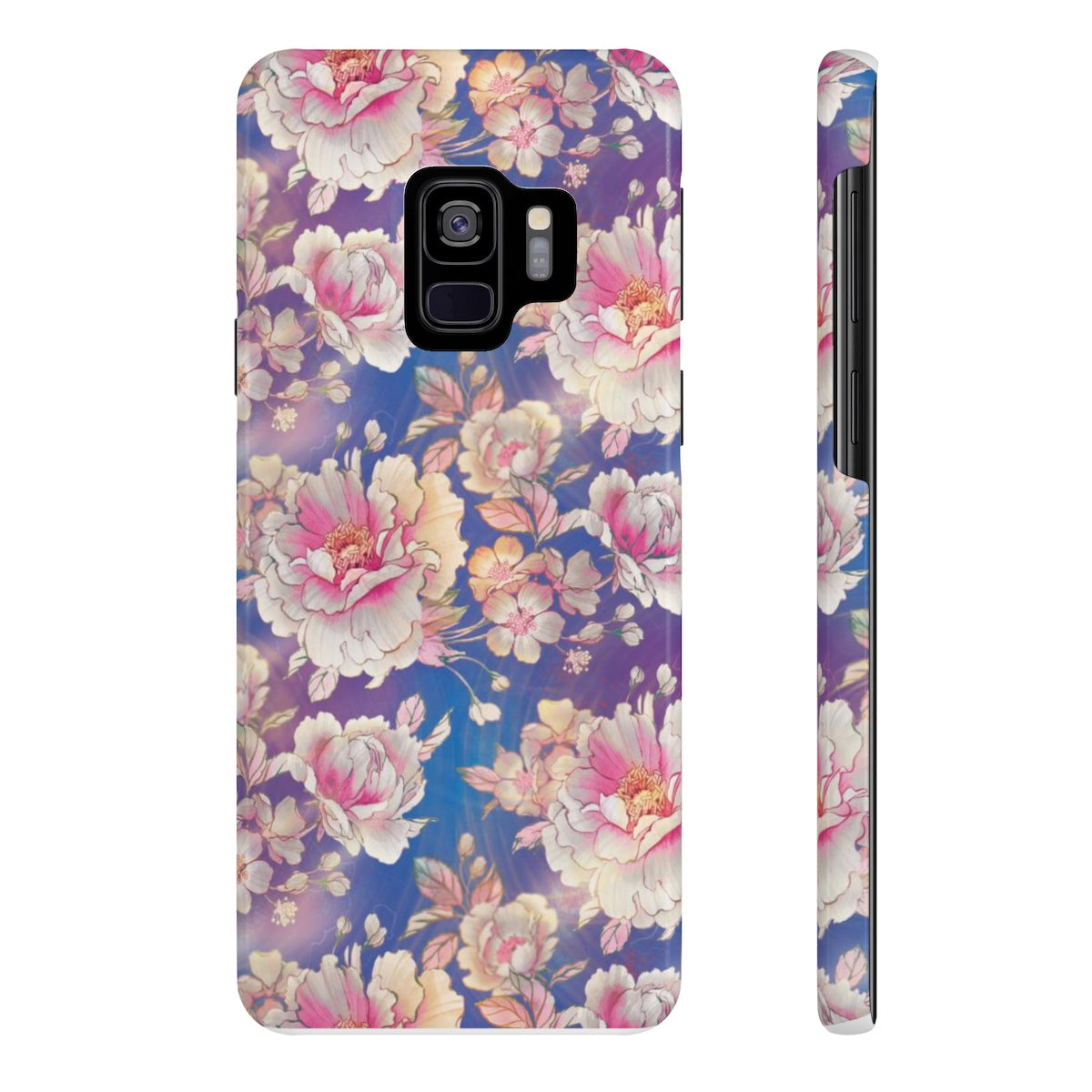 Peony Pattern Case Mate Slim Phone Cases-Phone Case-PureDesignTees
