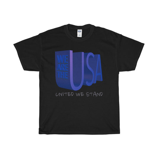 We Are the USA Unisex Heavy Cotton Tee-T-Shirt-PureDesignTees