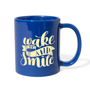 Wake Up and Smile Full Color Mug-Full Color Mug-PureDesignTees