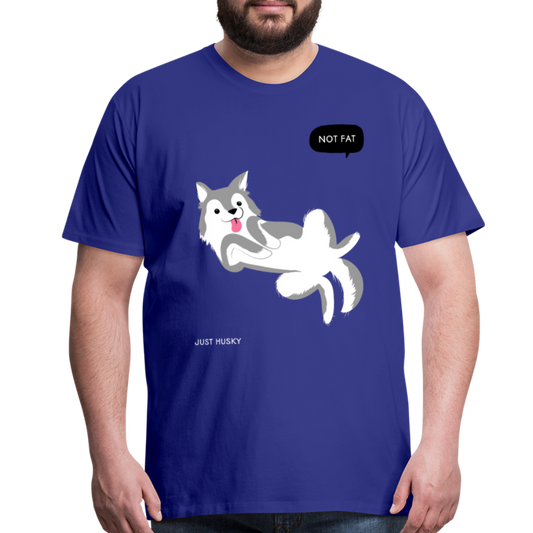 Not Fat Just Husky Men's Premium T-Shirt-Men's Premium T-Shirt-PureDesignTees