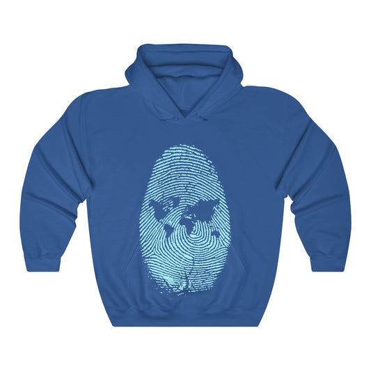 Global Fingerprint Unisex Heavy Blend™ Hooded Sweatshirt-Hoodie-PureDesignTees