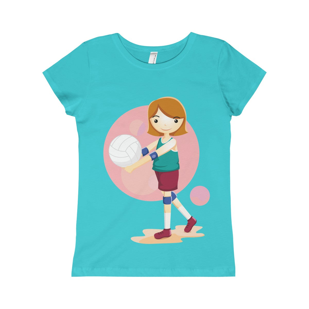 Volleyball Girls Princess Tee-Kids clothes-PureDesignTees
