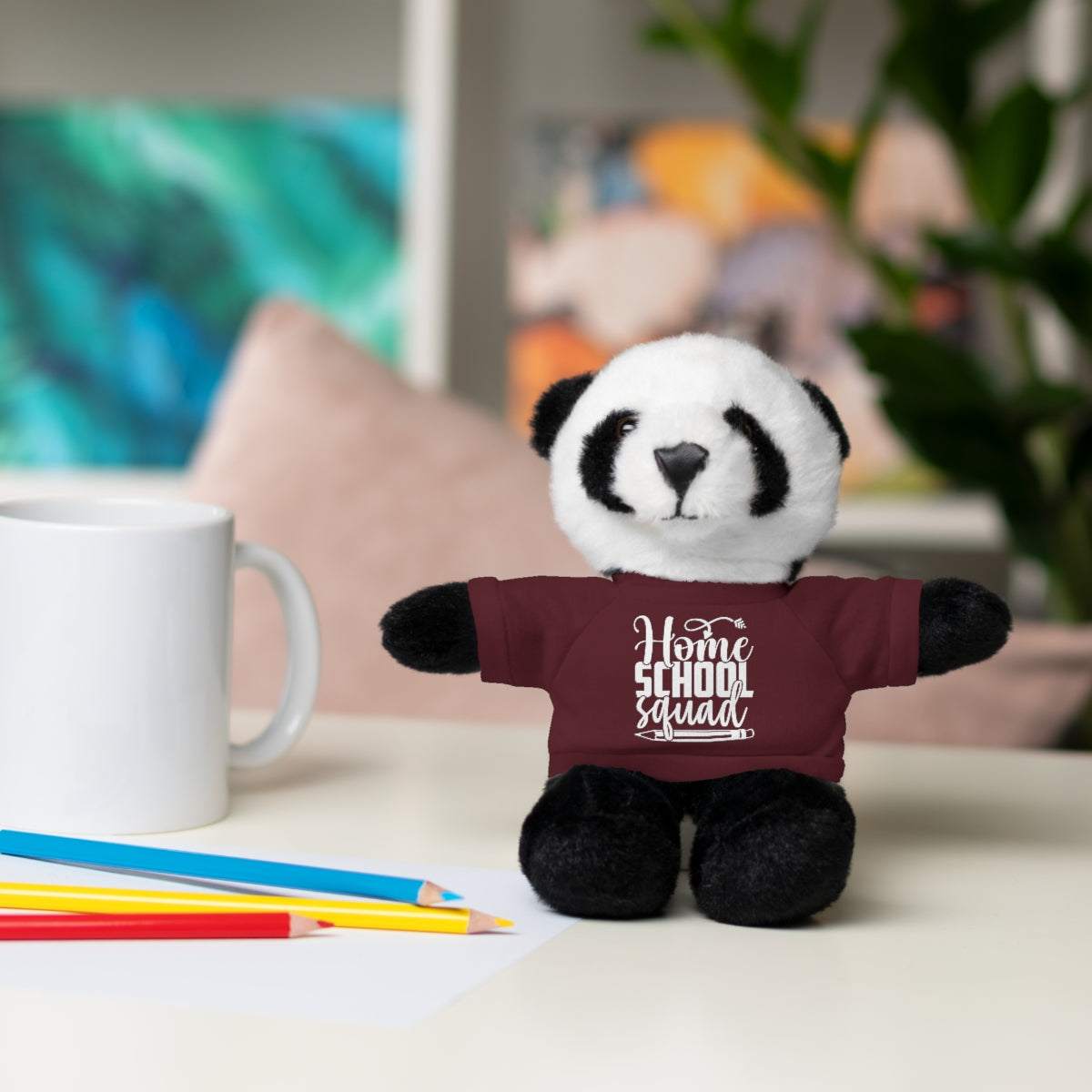 Homeschool Squad Stuffed Animals with Tee-Accessories-PureDesignTees