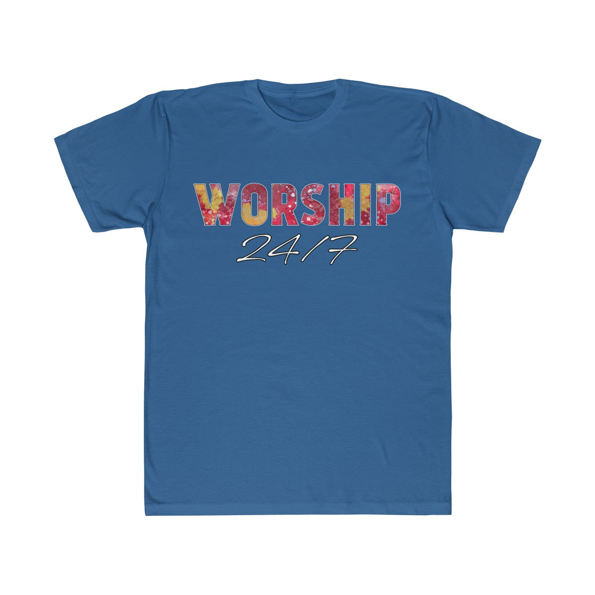 Worship 24/7 Unisex Fitted Tee-T-Shirt-PureDesignTees