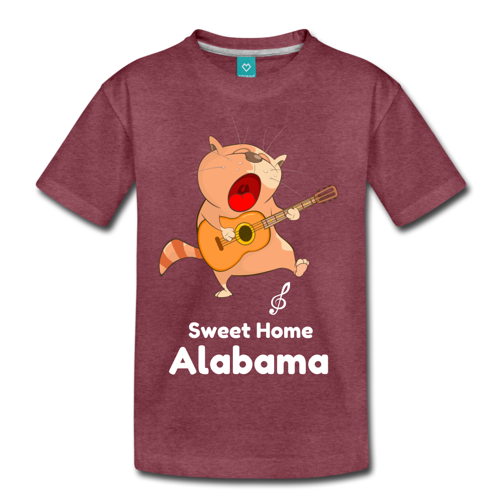 Cat Singing Sweet Home Alabama Kids' Premium T-Shirt-Kids' Premium T-Shirt-PureDesignTees