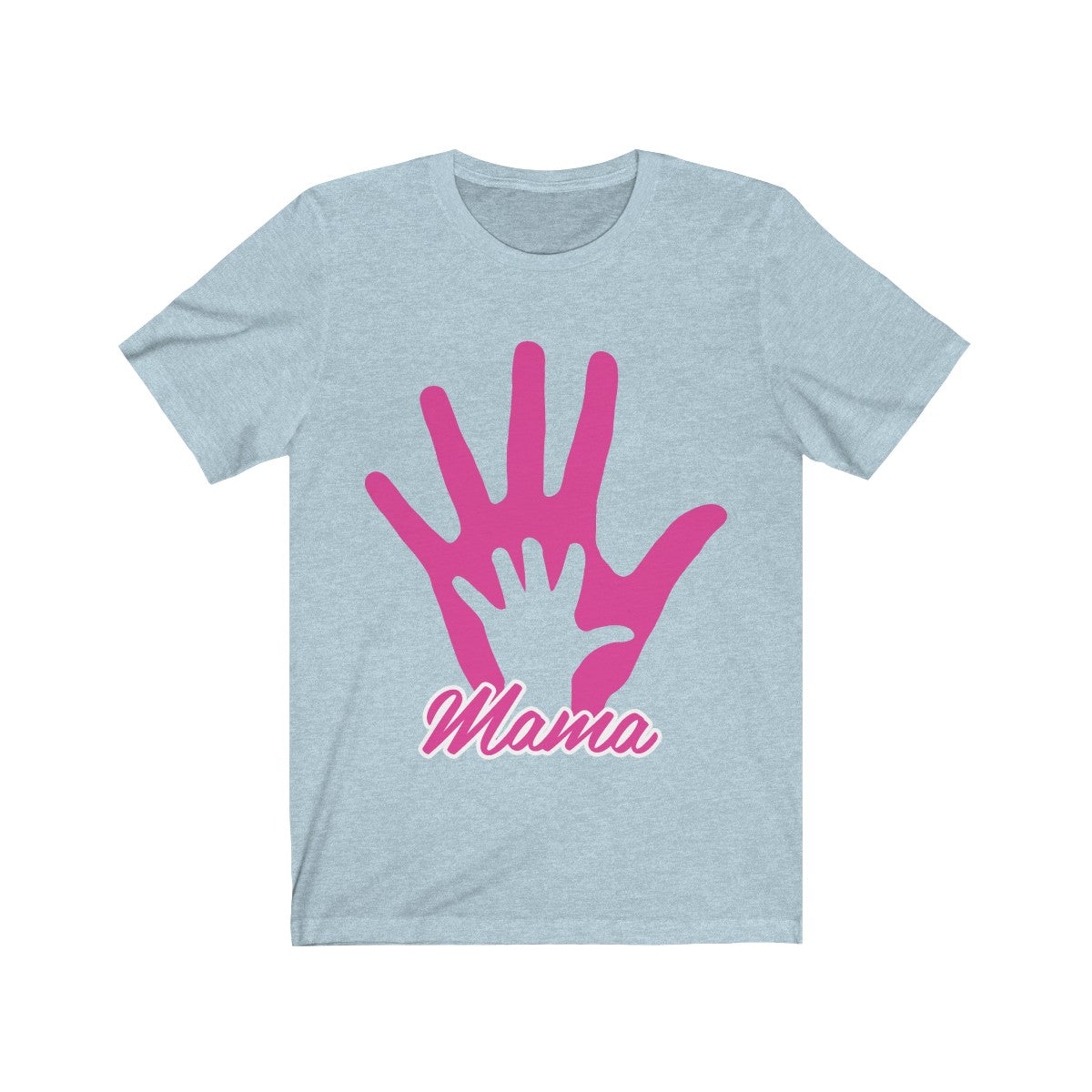 Mama and Child Hands Unisex Jersey Short Sleeve Tee-T-Shirt-PureDesignTees