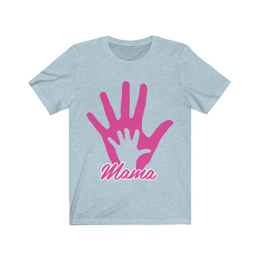 Mama and Child Hands Unisex Jersey Short Sleeve Tee-T-Shirt-PureDesignTees