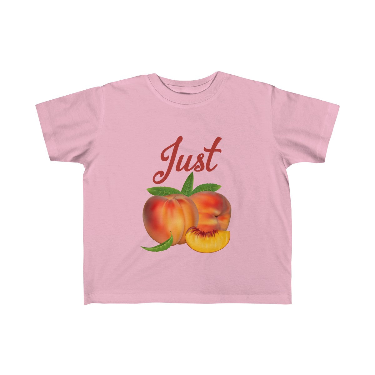 Just Peachy Kid's Fine Jersey Tee-Kids clothes-PureDesignTees
