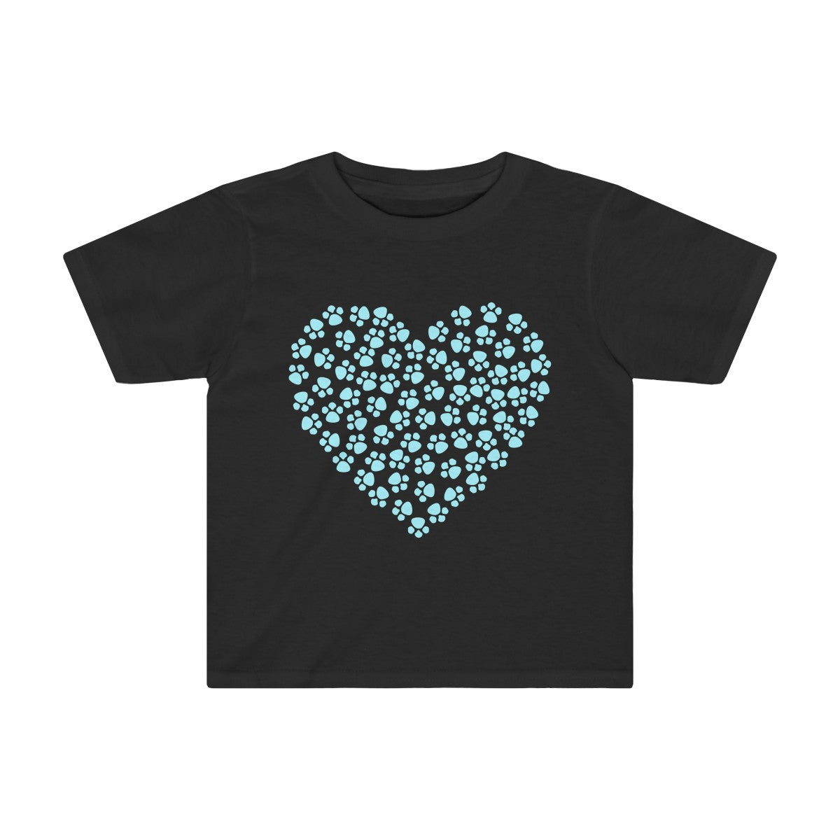 Paw Hearts Kids Tee-Kids clothes-PureDesignTees