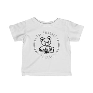 The Snuggle is Real Infant Fine Jersey Tee-Kids clothes-PureDesignTees