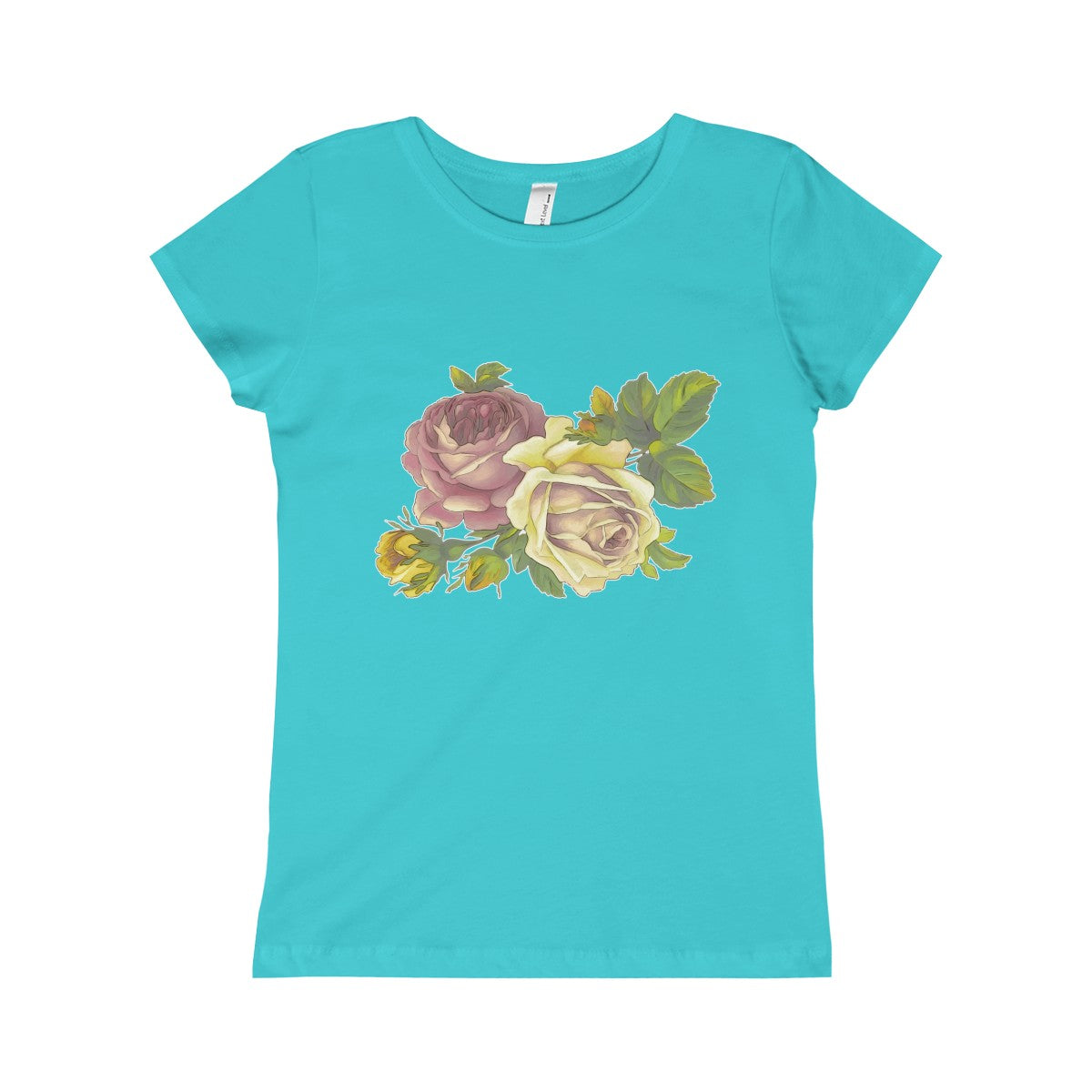 Vintage Roses The Princess Tee-Kids clothes-PureDesignTees
