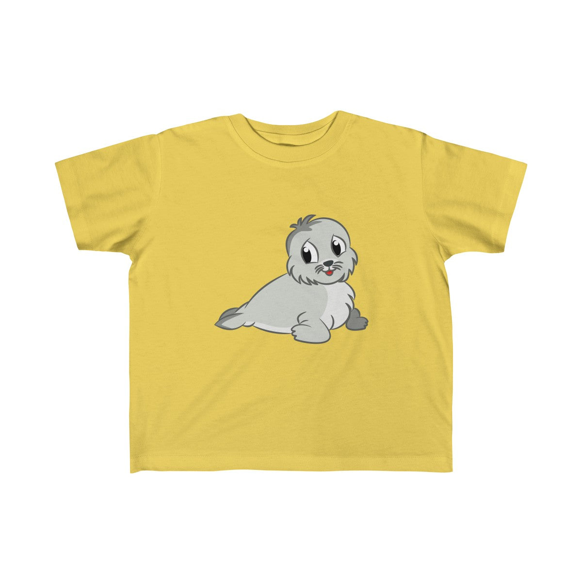 Cute Baby Seal Toddler Fine Jersey Tee-Kids clothes-PureDesignTees
