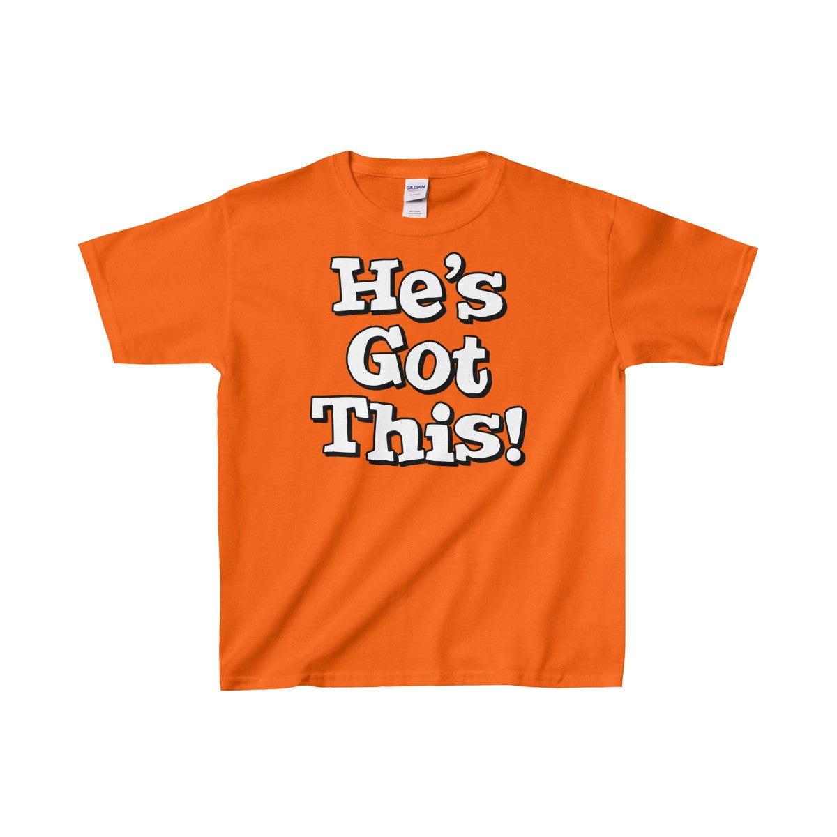 He's Got This! Gildan® Heavy Cotton™ Youth T-Shirt-Kids clothes-PureDesignTees