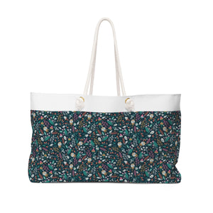 Flower Weekender Bag-Bags-PureDesignTees