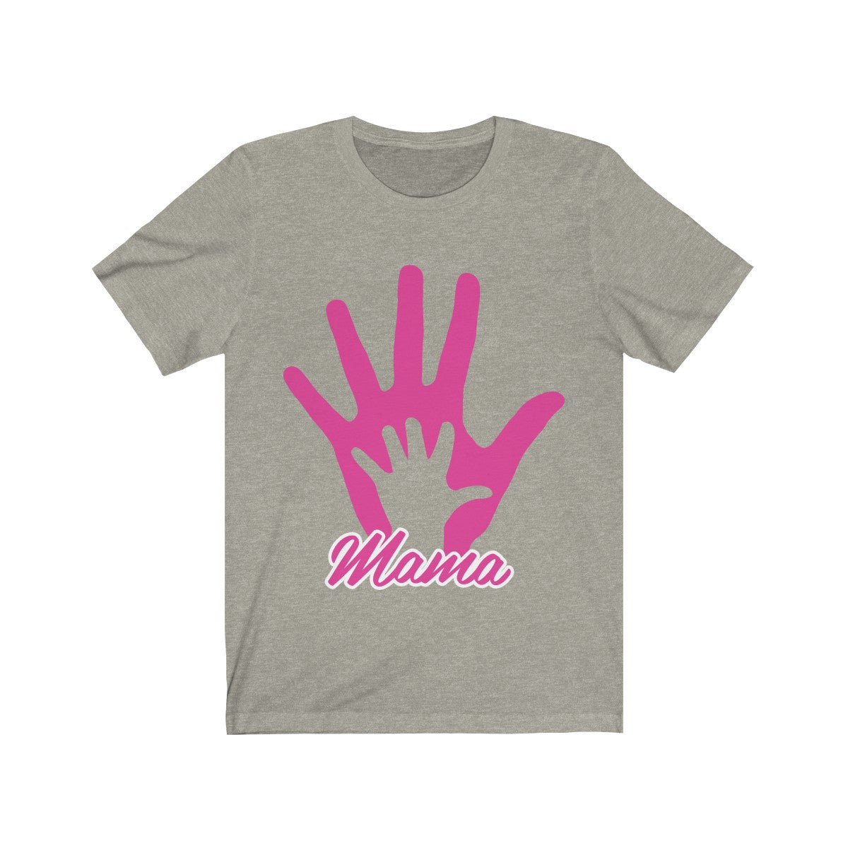 Mama and Child Hands Unisex Jersey Short Sleeve Tee-T-Shirt-PureDesignTees