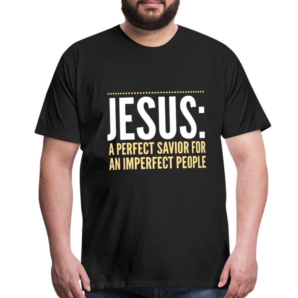 Jesus: A Perfect Savior Men's Premium T-Shirt-Men's Premium T-Shirt-PureDesignTees