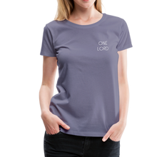 Load image into Gallery viewer, One Lord Jesus is Lord Women’s Premium T-Shirt-Women’s Premium T-Shirt-PureDesignTees