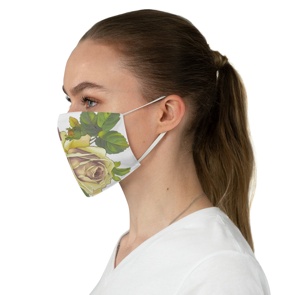 Roses Fabric Face Mask-Accessories-PureDesignTees