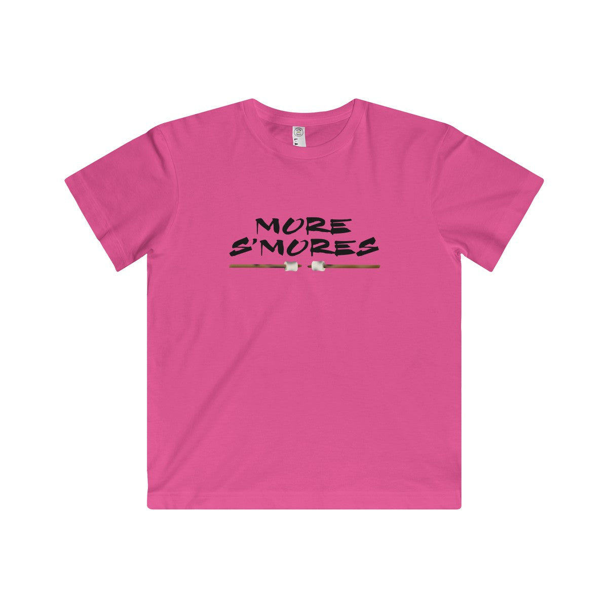 More S'mores Youth Fine Jersey Tee-Kids clothes-PureDesignTees