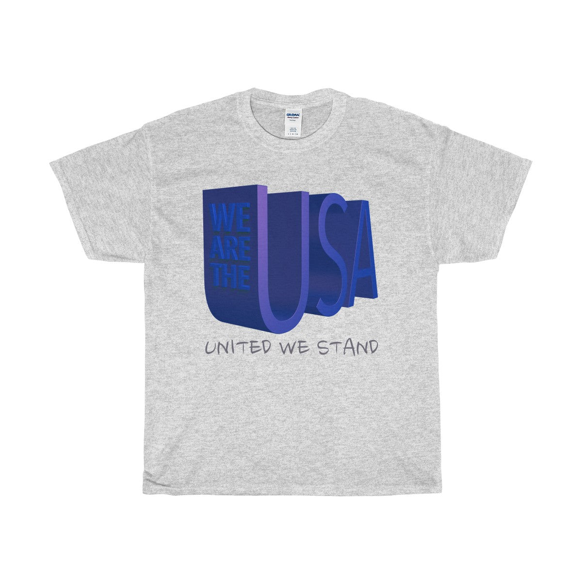 We Are the USA Unisex Heavy Cotton Tee-T-Shirt-PureDesignTees