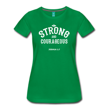 Load image into Gallery viewer, Be Strong and Courageous Joshua 1:7 Women&#39;s Premium T-Shirt-Women’s Premium T-Shirt-PureDesignTees