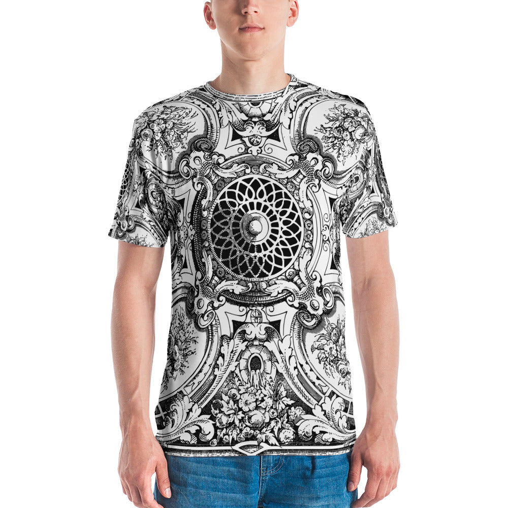 Scrollwork Design Men's T-shirt-PureDesignTees