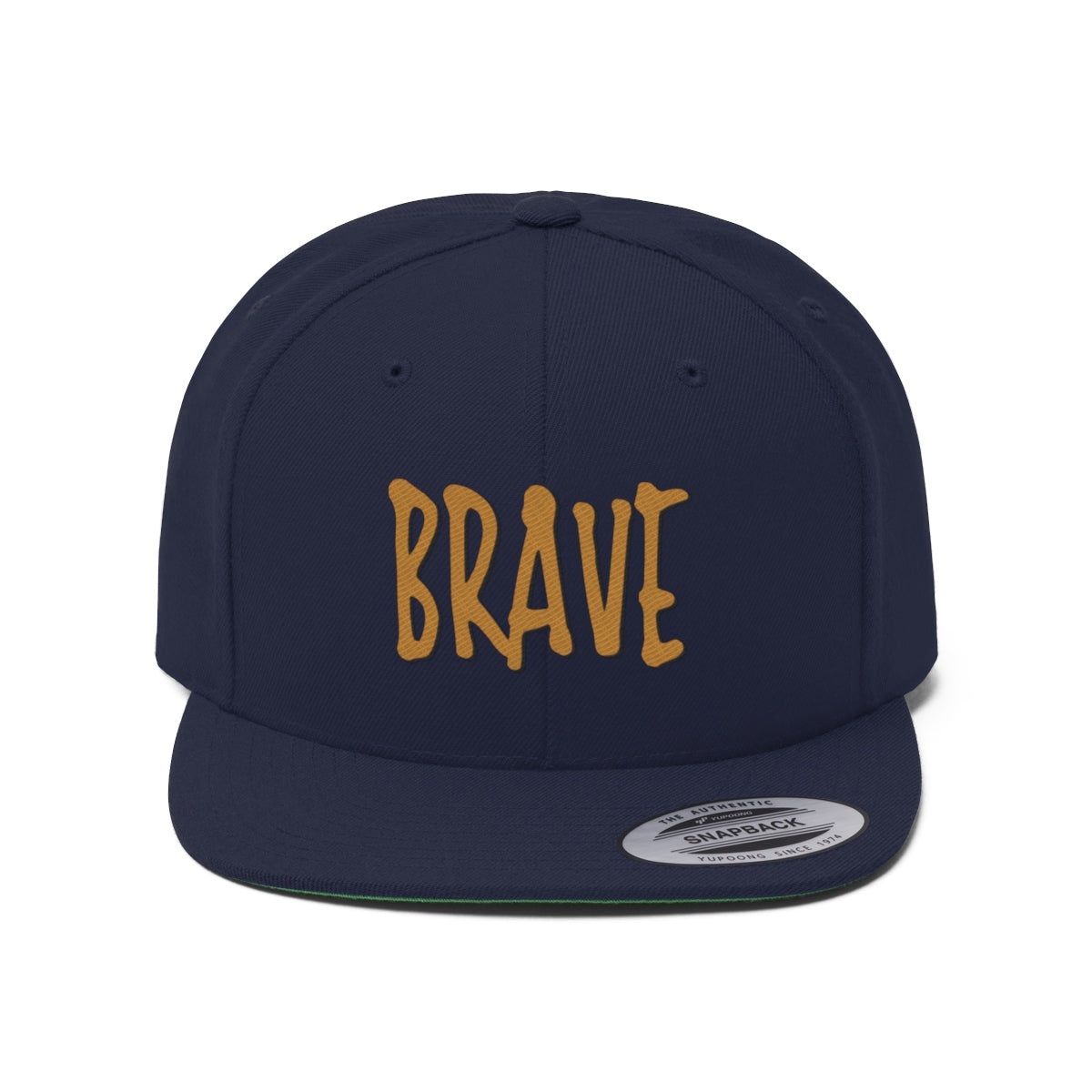 Brave Unisex Flat Bill Hat-Hats-PureDesignTees