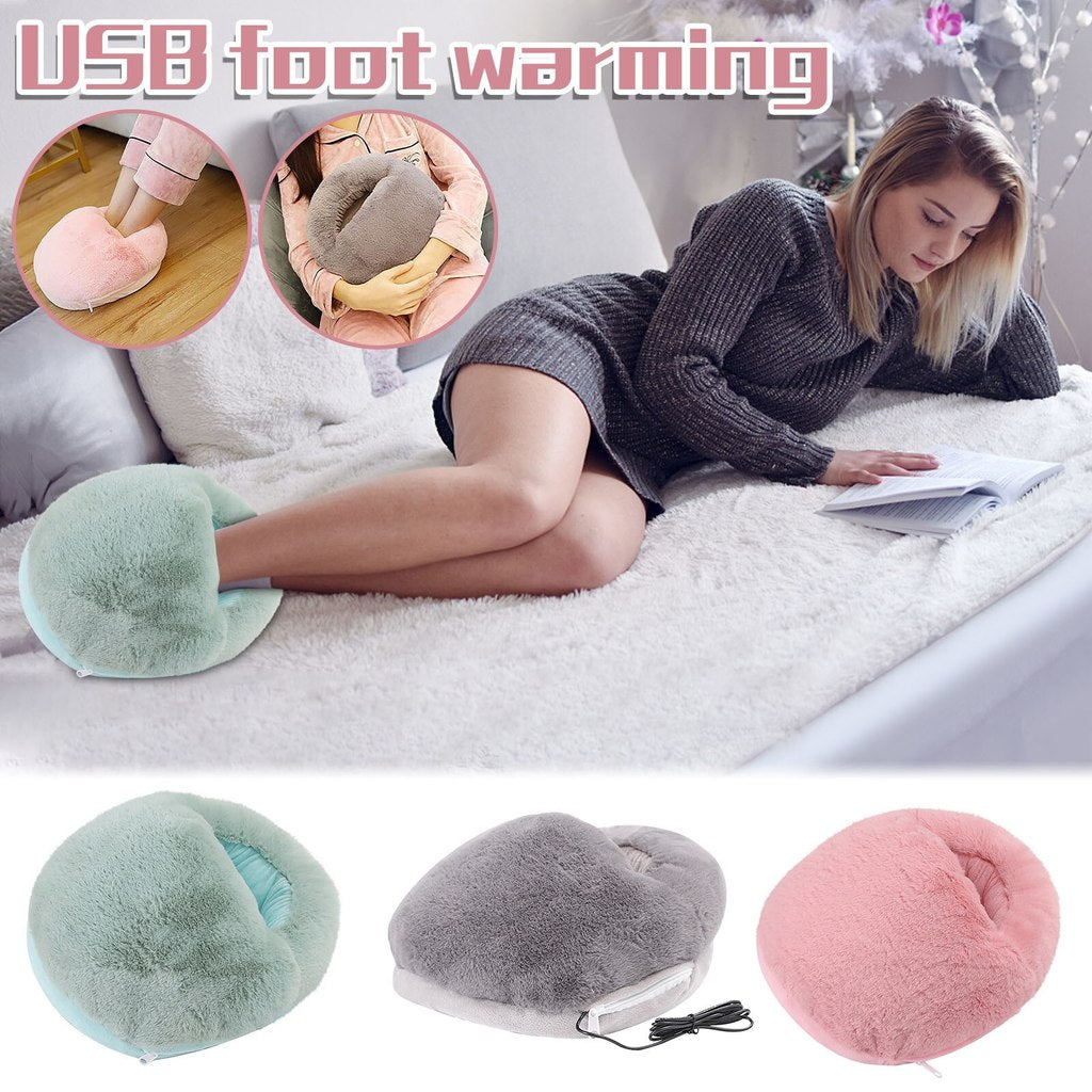 Foot Warmer Slippers (Ships to USA/CA Only)-USA Warehouse-PureDesignTees