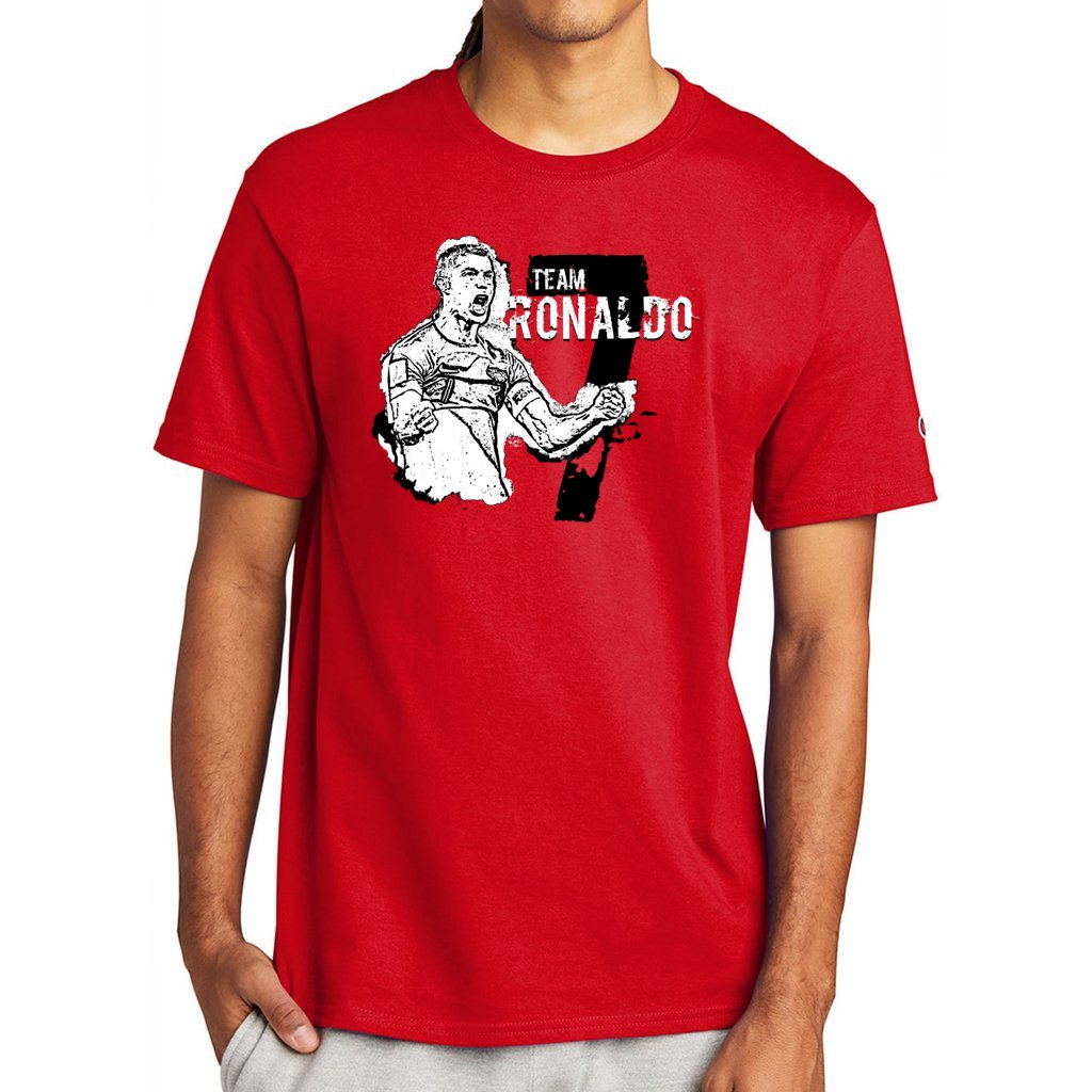 Team Ronaldo Unisex Champion T-shirt-T-Shirt-PureDesignTees