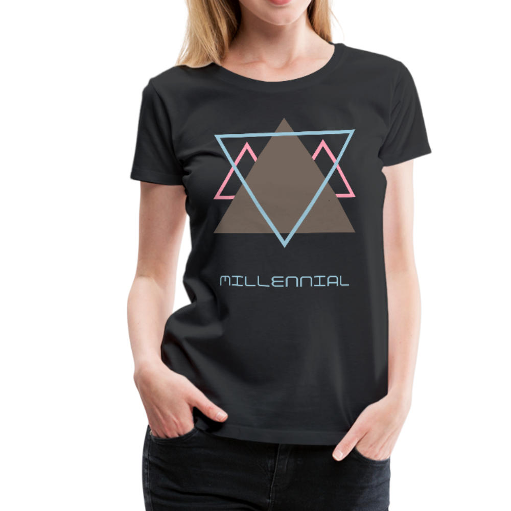 Millennial Women’s Premium T-Shirt-Women’s Premium T-Shirt-PureDesignTees