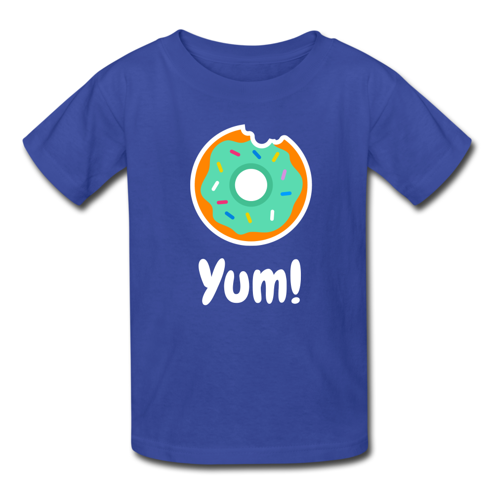 Yum! Donut Kids' T-Shirt-Kids' T-Shirt-PureDesignTees