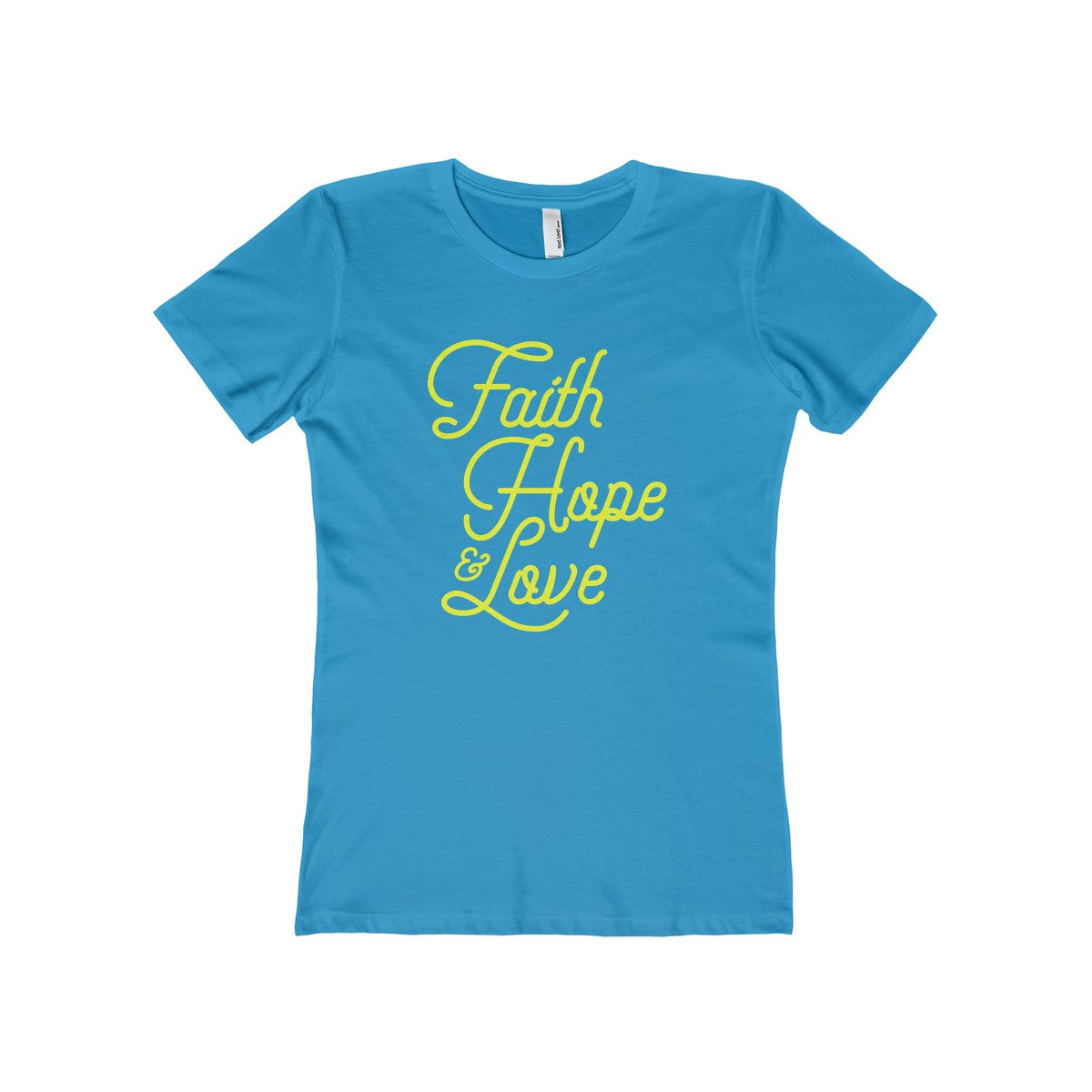Faith Hope & Love Women's The Boyfriend Tee-T-Shirt-PureDesignTees