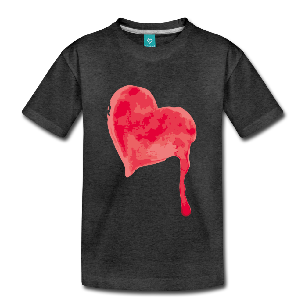 Dripping Heart Kids' Premium T-Shirt-Kids' Premium T-Shirt-PureDesignTees