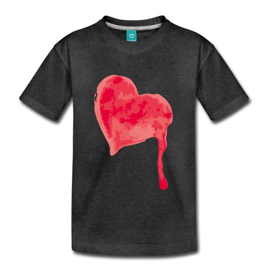 Dripping Heart Kids' Premium T-Shirt-Kids' Premium T-Shirt-PureDesignTees