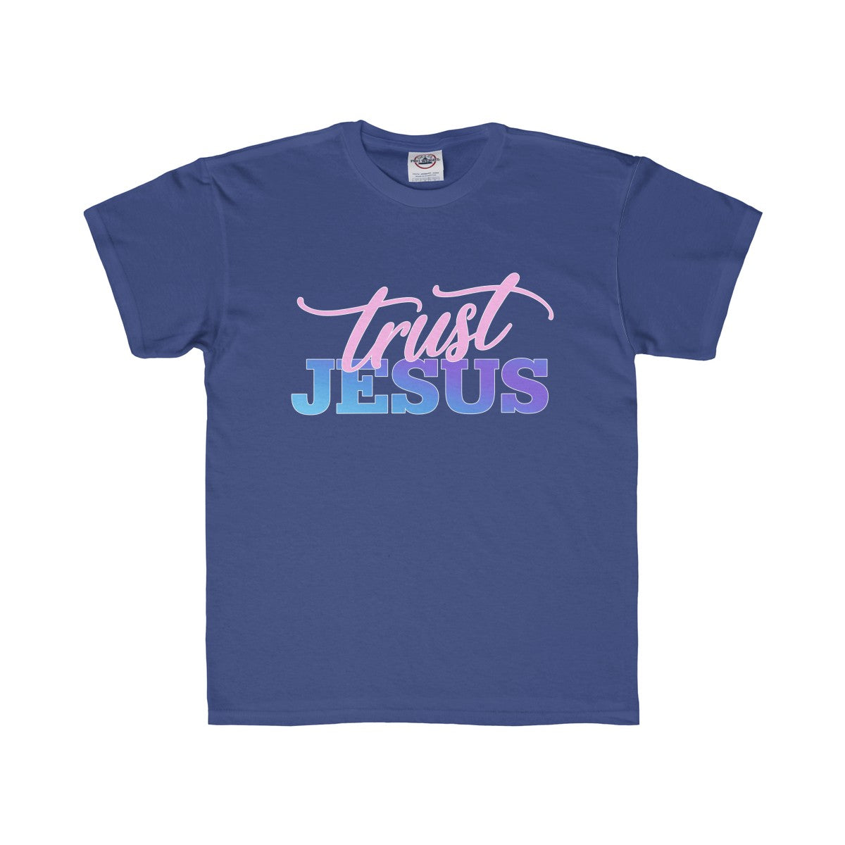 Trust Jesus Kids Regular Fit Tee-Kids clothes-PureDesignTees
