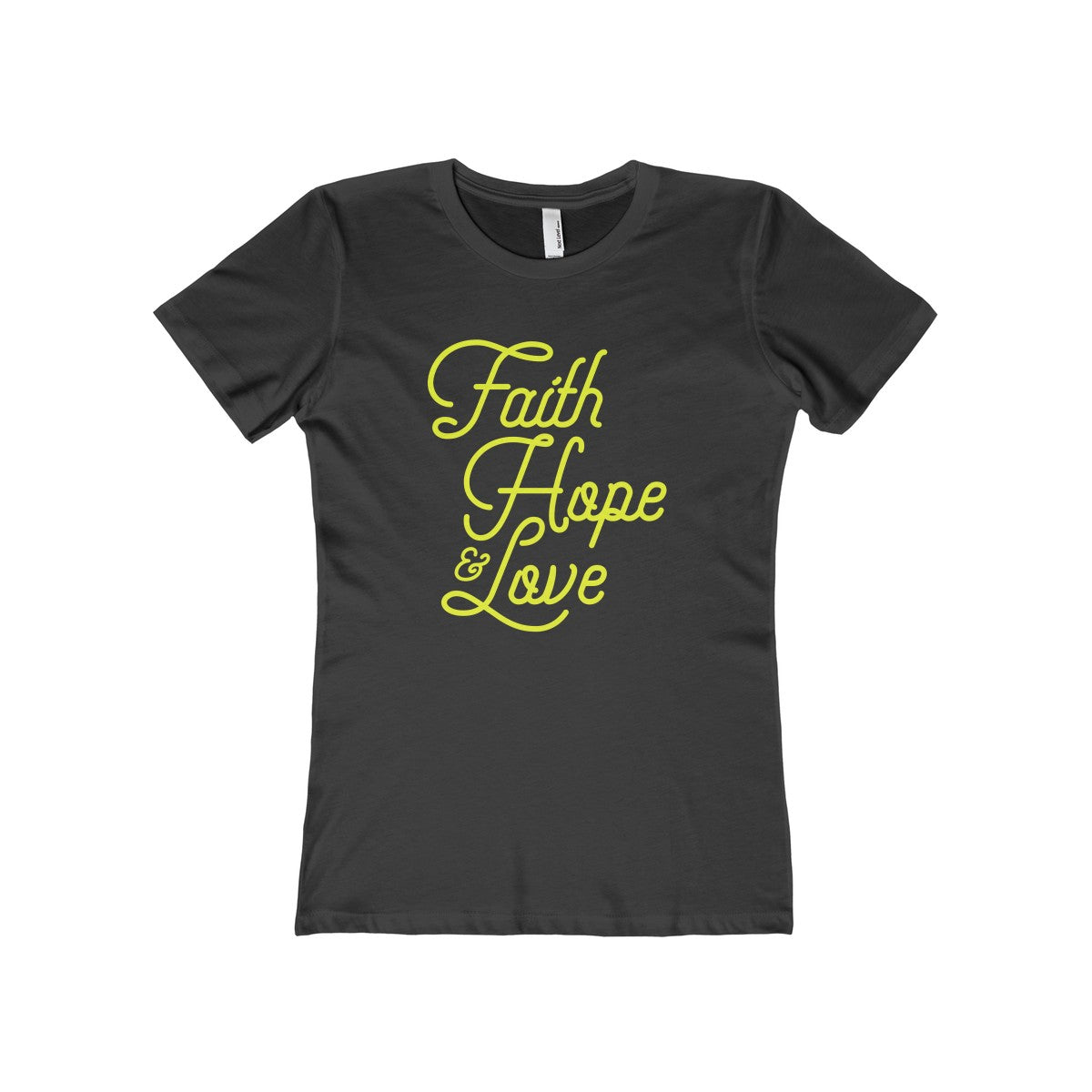 Faith Hope & Love Women's The Boyfriend Tee-T-Shirt-PureDesignTees