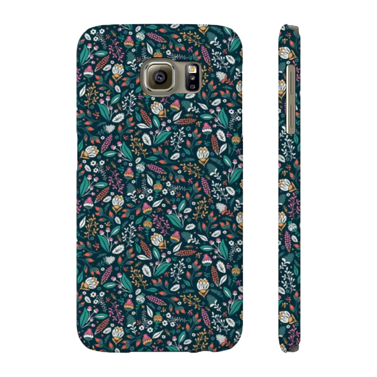 Flower Case Mate Slim Phone Cases-Phone Case-PureDesignTees