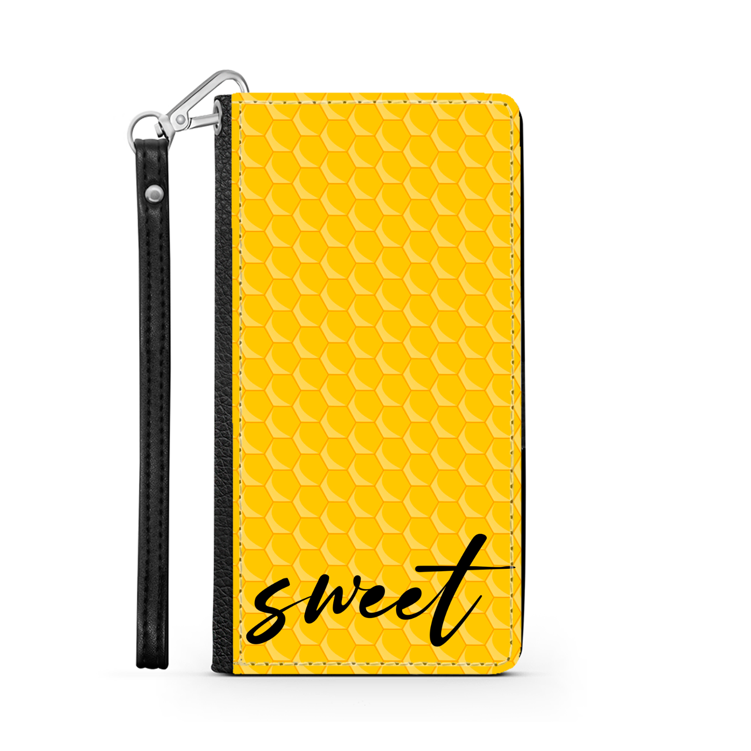Beekeeper Honeycomb Sweet Wallet Phone Case-PureDesignTees