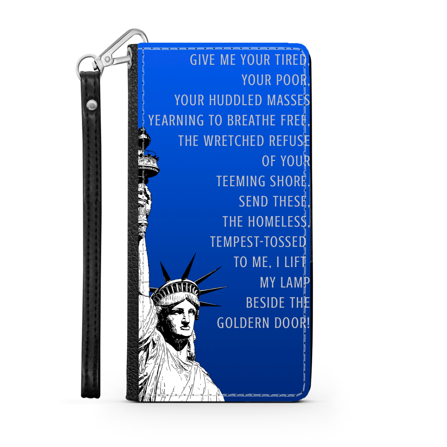 Statue of Liberty Wallet Phone Case-PureDesignTees
