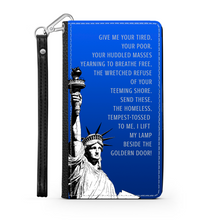 Load image into Gallery viewer, Statue of Liberty Wallet Phone Case-PureDesignTees