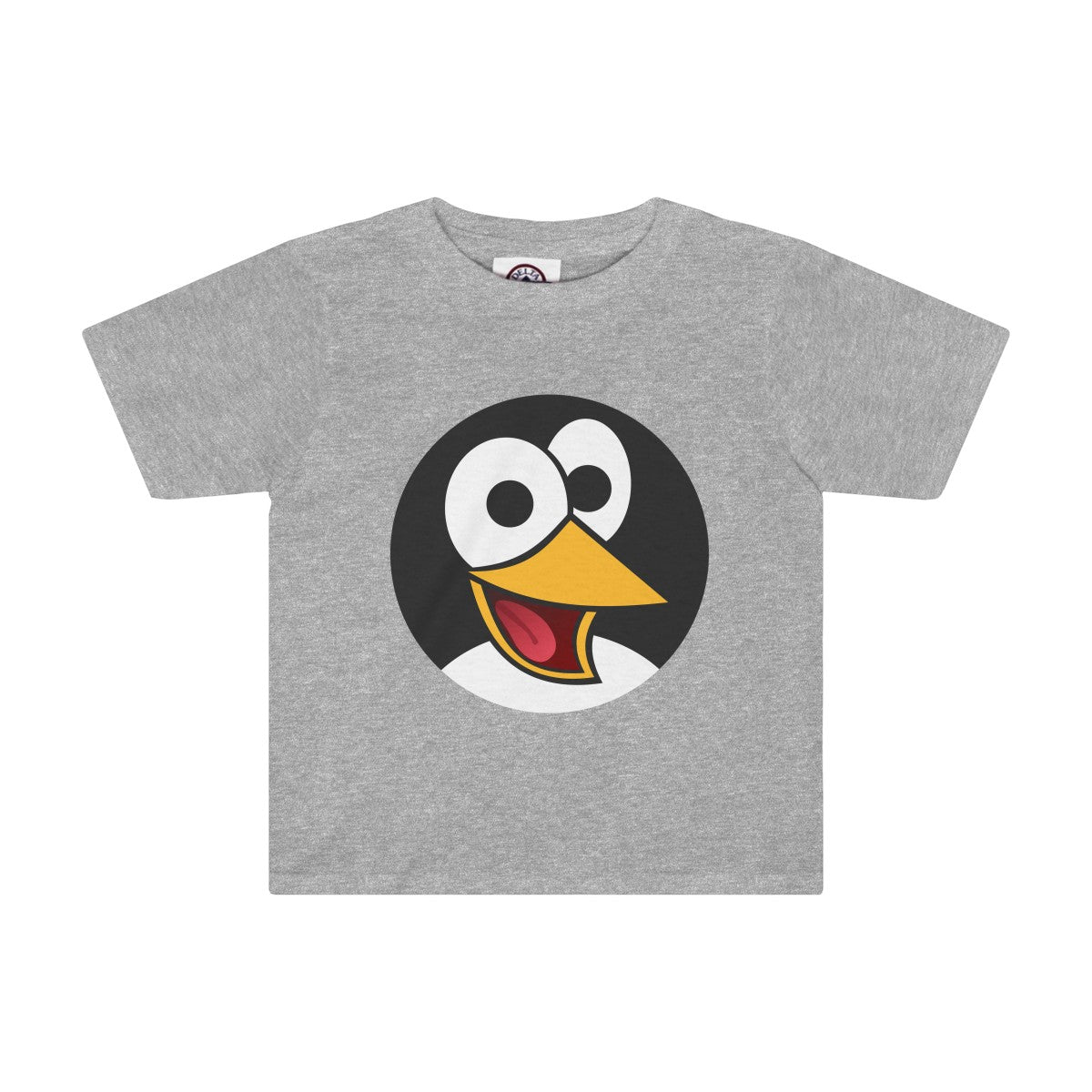 Happy Penguin Toddler Tee-Kids clothes-PureDesignTees