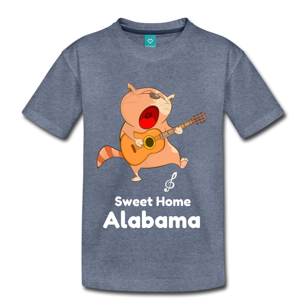 Cat Singing Sweet Home Alabama Kids' Premium T-Shirt-Kids' Premium T-Shirt-PureDesignTees