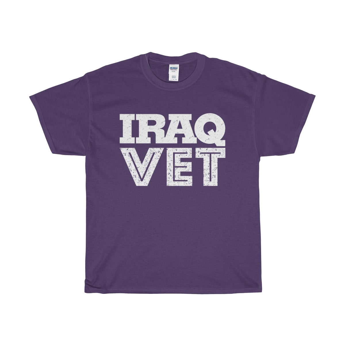 Iraq Vet Unisex Heavy Cotton Tee-T-Shirt-PureDesignTees