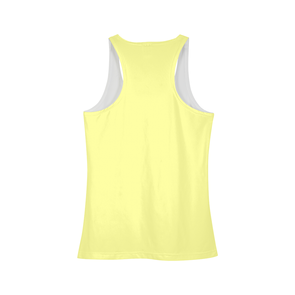 Fresh on Soft Yellow Ground Women's Tank-cloth-PureDesignTees