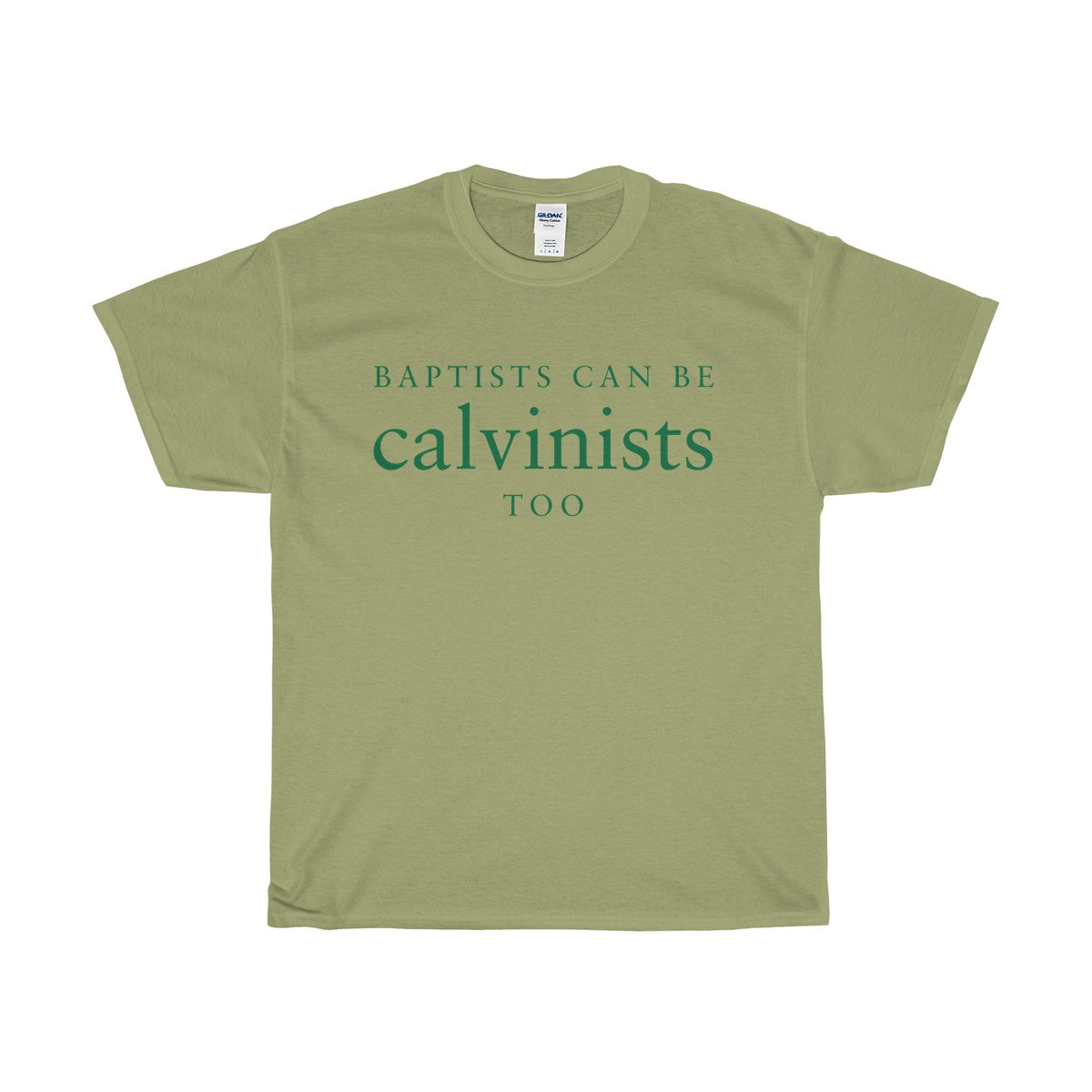 Baptists Can Be Calvinists Too Unisex Heavy Cotton Tee-T-Shirt-PureDesignTees