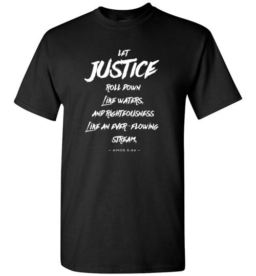Let Justice Roll Down Short-Sleeve T-Shirt-T-Shirt-PureDesignTees