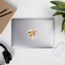 Load image into Gallery viewer, Happy Corgi Bubble-free stickers-PureDesignTees
