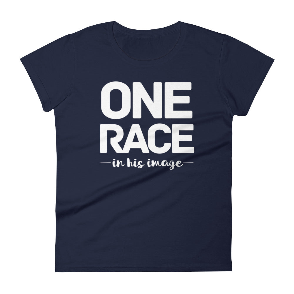 One Race in His Image Women's short sleeve t-shirt-PureDesignTees